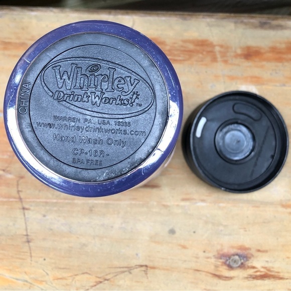 Whirley Drink Works 16oz MS State Bulldogs Maroon & White Chevron Tumbler - Picture 5 of 7